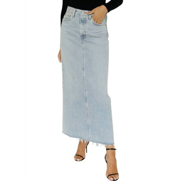 NEW AGOLDE hilla skirt in practice - Picture 3 of 5